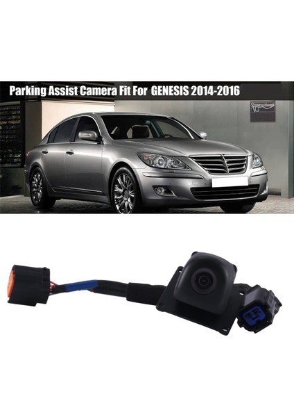 95766B1000 Araba Arka Görünüm Yedekleme Kamera Park Yardımı Kamera Hyundai Genesis Için Uyum 2014-2016 95766-B1000 (Yurt Dışından) indirimleri