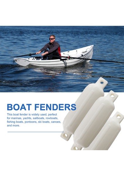 Tekne Çamurluk Tamponlar Pvc Dock Tamponlar Tekne Koruma Şamandıraları Yelkenli Bota Mooring Tampon Balıkçı Teknesi (3pcs) (Yurt Dışından) indirimleri