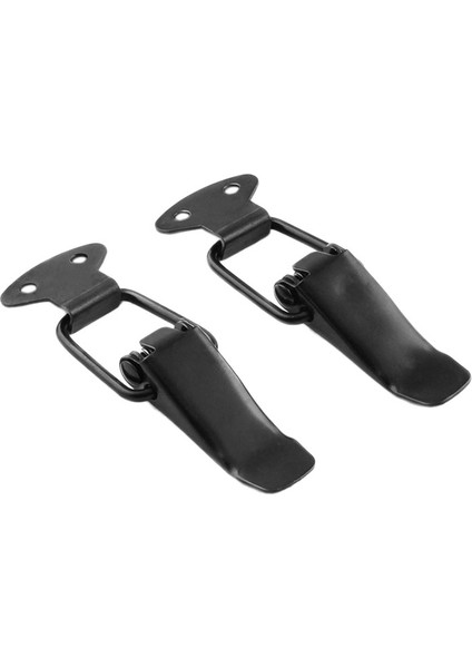 2pcs Evrensel Siyah Araba Tamponları Gövde Çamurluk Kapak Kapakları Serbestçe Bağlantı Elemanları Kiti Kaput Pimi Klip (Yurt Dışından)