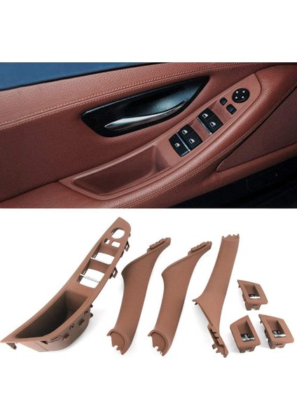 For-Bmw 5 Serisi F10 F11 520D 525D 530D 535I Lhd Araba Iç Kapı Tutucu Uyarlama (Siyah) (Yurt Dışından) indirimleri