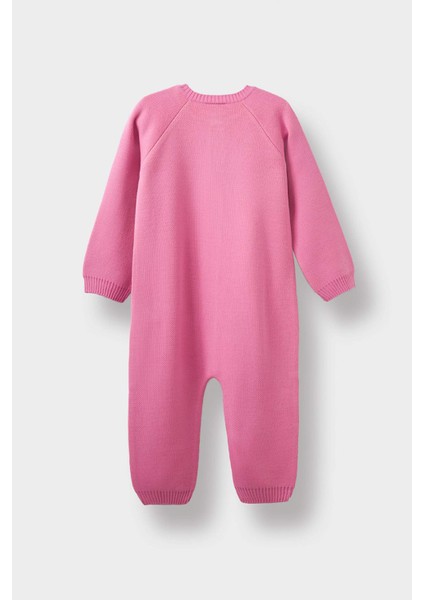 Kız Bebek Yenidoğan Çiçekli Uzun Kollu Triko Tulum F3224A525WN modelleri