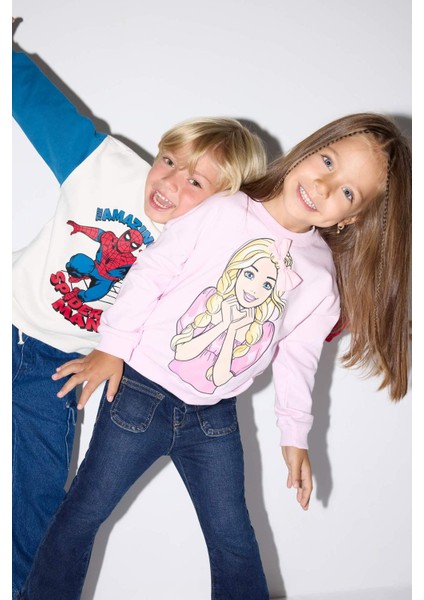 Kız Bebek Barbie Bisiklet Yaka Sweatshirt F4979A525AU fiyatları