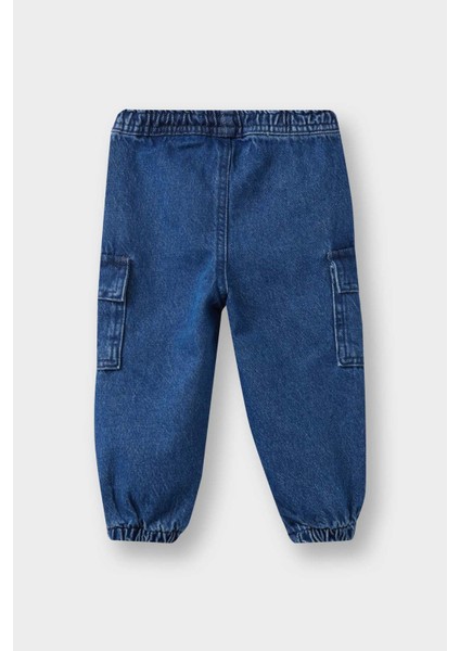 Erkek Bebek Jogger Fit Jean Pantolon F3761A525AU fırsatları