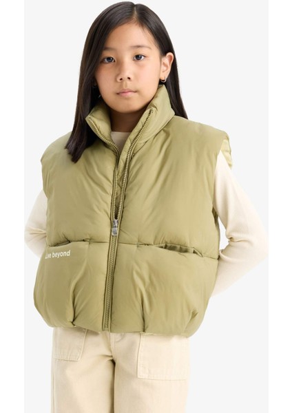 Kız Çocuk Fermuarlı Şişme Yelek E7683A825AU fırsatları