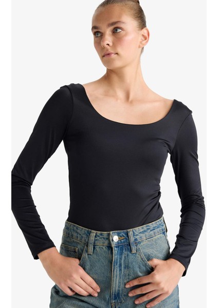 Kare Yaka Uzun Kollu Çıtçıtlı Body G1403AX25AU modelleri