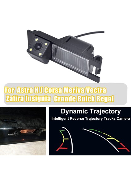 4 LED Dinamik Yörünge Hd Arka Görünüm Yedek Kamera Opel Astra H J Corsa Meriva Zafira Insignia Fiat Için Ters Kamera (Yurt Dışından) modelleri