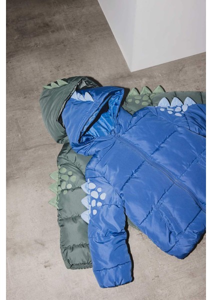 Erkek Bebek Kapüşonlu Fermuarlı Mont E8214A525AU indirimleri