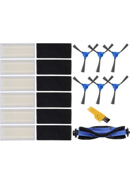 Yedek Kit Uyumlu Eufy Robovac 11S Robovac 30 Robovac 30C Robovac 15C Robovac 12 Aksesuar, Vakum Filtreleri, Yan Fırçalar, Haddeleme Fırçası, Paket 14 (Yurt Dışından) fiyatları
