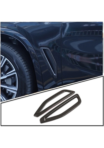 Bmw X5 G05 2019-2023 Için Araba Tarafı Havalandırma Akışı Çamurluk Çerçeve Kapağı Kaplama Aksesuarları - Karbon Fiber (Yurt Dışından) fiyatları