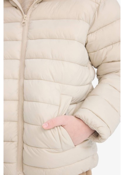 Erkek Çocuk Su Geçirmez Kapüşonlu Fermuarlı Şişme Mont E8688A825AU indirimleri