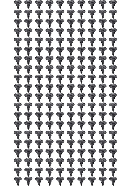 200PCS Push Tip Terleme Klipsleri Nissan Infiniti Trim Perçinli Gövde Bağlantıcılar Için 8mm Çamurluk Astar Klipsleri 01553-09321 (Yurt Dışından)