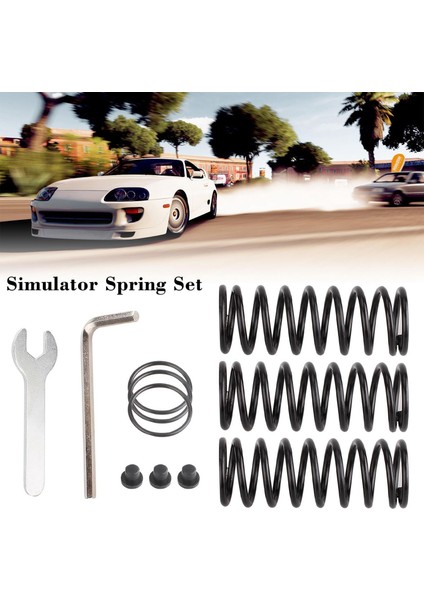 Dıy Tam Fren Gazı Debriyaj Pedalı Pedalı Yay Logitech G25 G27 G29 G920 G923 Yarış Tekerleği Güçlendirilmiş Yay (Yurt Dışından) fırsatları