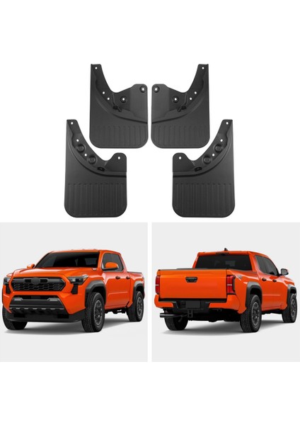 Toyota Tacoma Için Araba Çamurlukları 2024 Ön Arka Çamur Flaps Muhafızlar Sıçrama Çamurluk Araç Dış Parçaları (Yurt Dışından) fiyatları