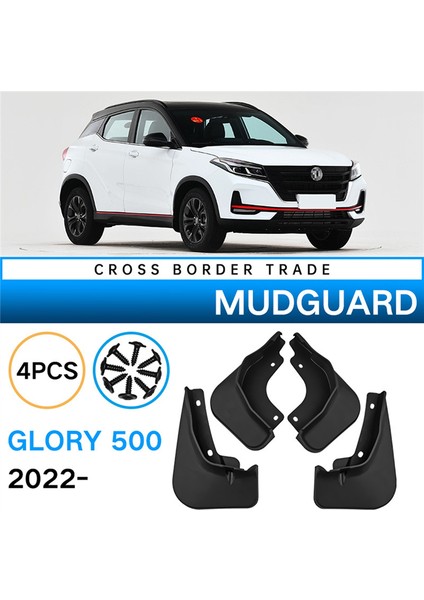 4pcs Dongfeng Dfsk Glory Için Araç Çamur Fleps 500 2022 Çamurluk Çamurluk Çamur Koruma Flep Splash Flaps Aksesuarlar (Yurt Dışından) modelleri