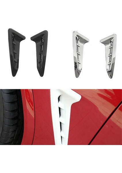 1paır Ön Taraftaki Çamurluk Hava Çıkış Kapağı Bmw Için X3 G01 X4 G02 2018-2024 Araba Stil Havalandırma Fender Chrome Gümüş (Yurt Dışından) modelleri