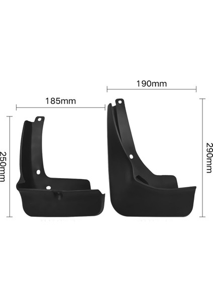 4pcs Id.3 Için Araba Çamur Flepleri. (Yurt Dışından) indirimleri