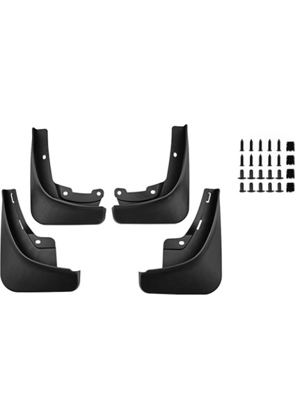 Tesla Model 3 2023+ Çamurluk Çamur Koruma Flep Splash Fleps Mudflapor Aksesuarları (Yurt Dışından)