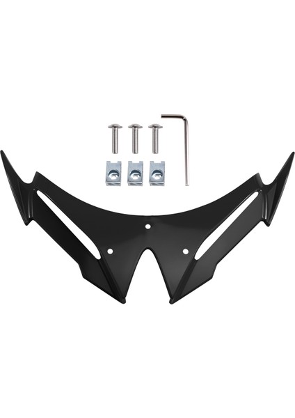 Motosiklet Ön Çamurluk Dekorasyon Burun Gagası Kawasaki NINJA500 Ninja 500 2024-2025 Tutulf Hava Deflektörü, B (Yurt Dışından)