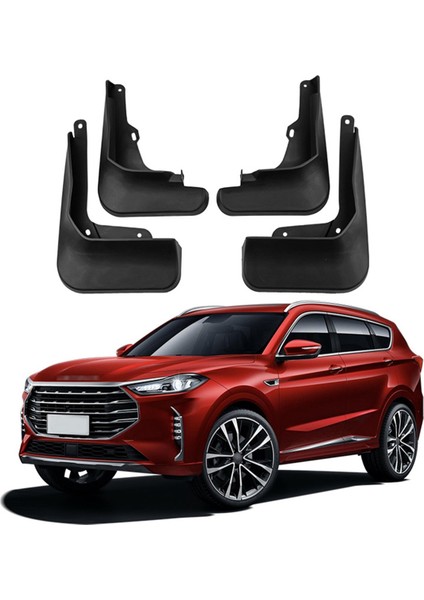 Jetour X70 Için Mudguard Plus 2021 2022 Çamur Flaps Tekerlek Araç Çamurlukları Ön Arka Aksesuarlar Set Sıçrama Muhafızları Mudflaps (Yurt Dışından) fırsatları