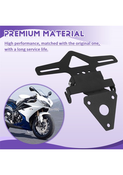 Motosiklet Aksesuarları Arka Kuyruk Düzenli Çamurluk Eliminator Kit Plaka Tutucu Daytona 660 2024 (Yurt Dışından) indirimleri