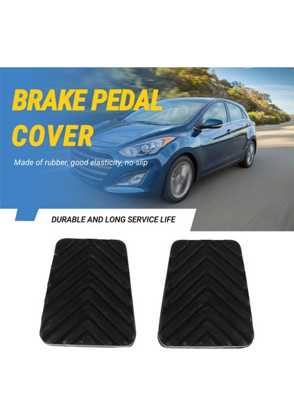 2pcs Siyah Kauçuk Fren Debriyaj Pedal Ped Hyundai Elantra Sonata Tucson 32825-36000 (Yurt Dışından) fırsatları