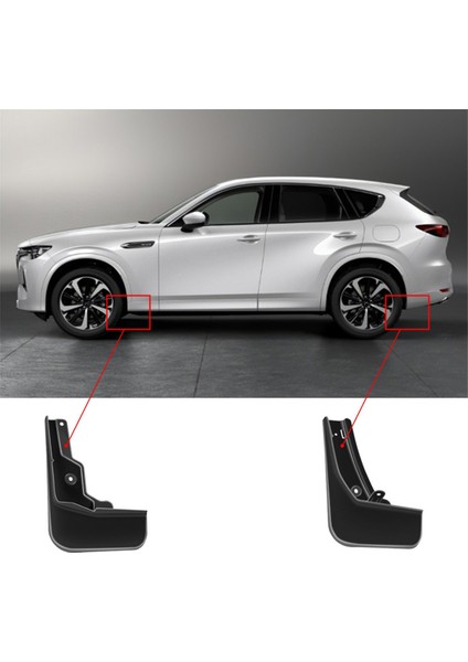 Mazda Cx-60 2022-2023 Mazda Için Araba Çamur Fleps Çamurluk Çamur Guard Flep Splash Flaps Aksesuarlar (Yurt Dışından) fırsatları