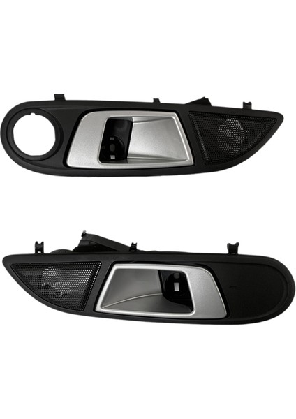 1paır Araç Ön Iç Kapı Kolu Ford Fiesta Için Çekme 2009-2014 8A61-A22600-BFW 8A61-A22600-BFW Lhd Siyah (Yurt Dışından)