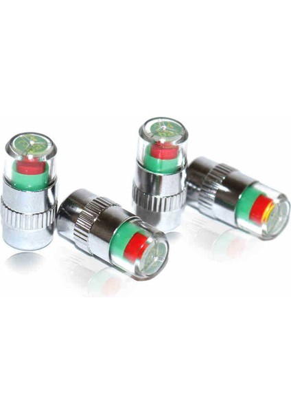 4pc Araç Lastik Basıncı Göstergesi Lastik Basınç Göstergesi Gösterge Uyarısı Izleme Valf Kapağı Sensörü Harici Valf Algılama (Yurt Dışından) modelleri