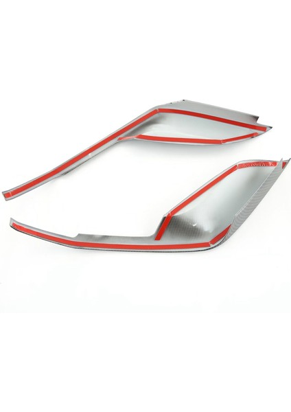 Karbon Fiber Renkli Araba Arka Tampon Yan Ayırıcı Spoiler Dekor Kapağı Kaplama Byd Yunus Için (Yurt Dışından) indirimleri