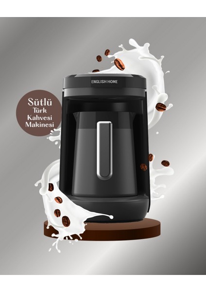Türk Kahvesi Makinesi 4 Fincan Kapasiteli Közde Pişirme Siyah Bakır Çift Taşım Teknolojisi fiyatları