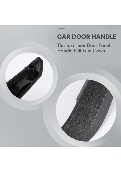 Bmw X1 E84 2010-2016 Siyah Için Araba Sol/sağ Iç Kapı Tutma Kapağı (Yurt Dışından) indirimleri