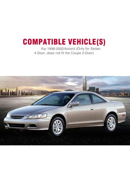 4pcs Araba Ön Arka Sol ve Sağ Dış Kapı Kolu Honda Accord 98-02 (Yurt Dışından) fiyatları