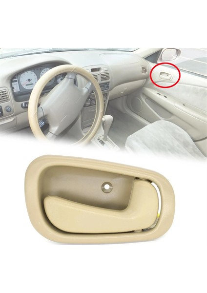 Iç Kapı Kolu Araba Kapı Tutucu 692020202050E0 Toyota Corolla Prizm 1998-2002 Için Uygun (Yurt Dışından)