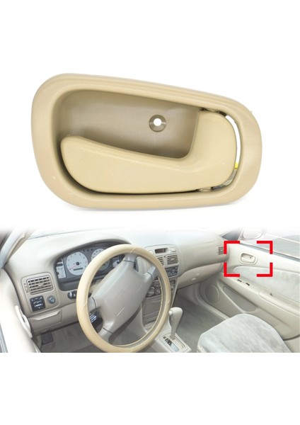 Iç Kapı Kolu Araba Kapı Tutucu 692020202050E0 Toyota Corolla Prizm 1998-2002 Için Uygun (Yurt Dışından) fırsatları