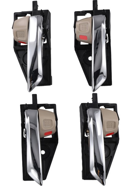 4pcs Için Suzuki Vitara Sx4 S-Cross Araba Iç Kapı Tutucu 83130-61M10 83110-61M10 Siyah ve Sarı (Yurt Dışından) modelleri