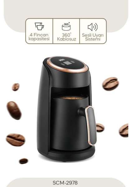 SCM-2978 Türk Kahve Makinesi modelleri