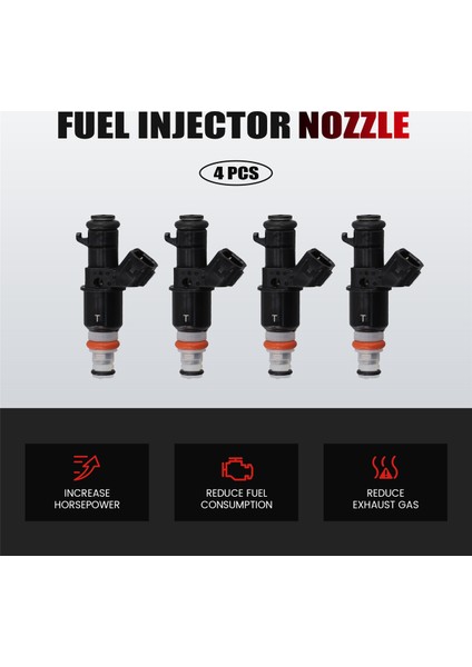 4pcs 16450-PRB-A01 Acura 02-04 Rsx Tip-S 2.0l K20A2 Için Yeni Yakıt Enjektör Nozul (Yurt Dışından) indirimleri