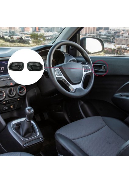 2 Adet Ön Sol Sağ Araba Iç Kapı Kolu Hyundai Için 97-05 82610-22000 82620-22000 (Yurt Dışından) indirimleri