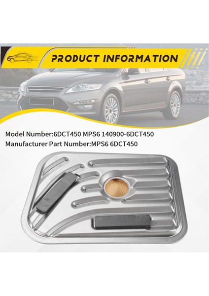 6DCT450 Mps6 Powershift Yağ Filtre Şanzımanı Harici Filtre Şanzıman Onarım Parçası Volvo Ford Mondeo 2008-2011 1 Pcs (Yurt Dışından) fırsatları