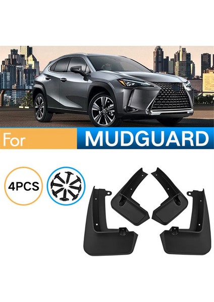 4pcs Araba Çamurlu Çamur Flafs Sıçrama Çamur Guard Fender Lexus Ux 2019-2021 Araba Aksesuarları (Yurt Dışından) indirimleri