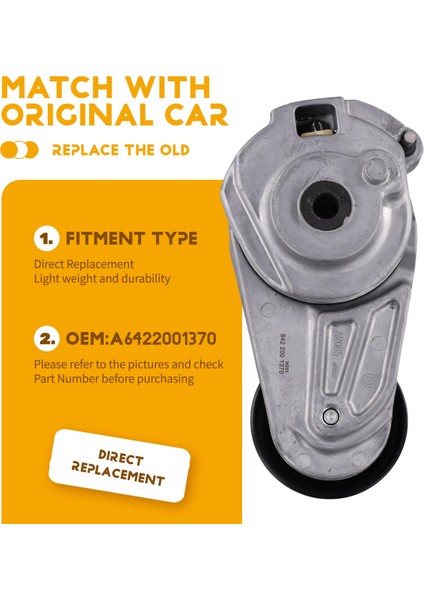 A6422001370 Mercedes Benz Cle Clk E ml R Sprinter Jeep Cherokee 2005-2020 A6422000070 (Yurt Dışından) indirimleri