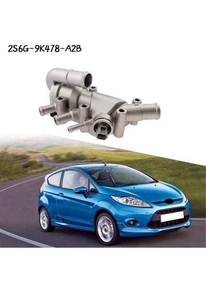 Sensörlü Motor Termostat Muhafazası 1149617 2S6G-9K478-A2B Ford Fiesta Courier Için 1.6l 2003 2005-2012 2S6G9K478A2B (Yurt Dışından) fiyatları