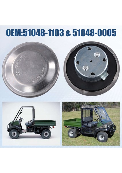 Metal Gaz Yakıt Kapağı 1/4 Tur, Kawasaki Mule Için 51048-1103 &amp; 51048-0005&#39;IN Yerini Aldı (Yurt Dışından) fırsatları