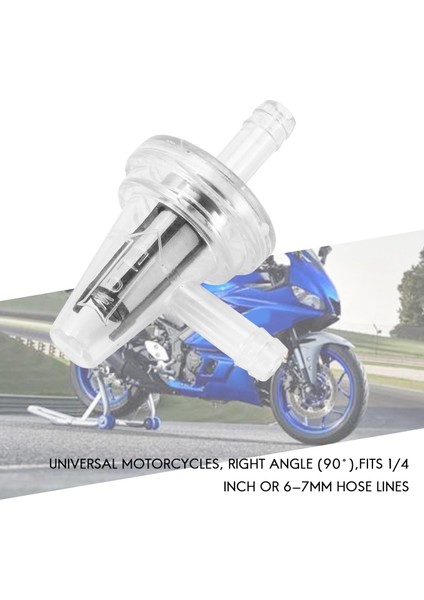 3pcs Evrensel Motosiklet Dik Açısı Sline Yakıt Filtresi 1/4inch Kawasaki Yamaha Için 6mm Hortum Hatları (Yurt Dışından) fırsatları