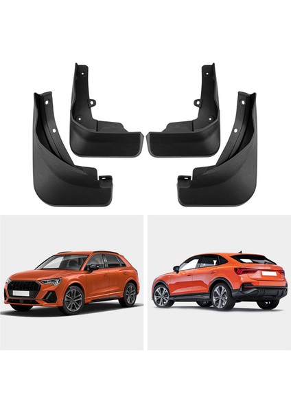 Audi Q3 Sportback 2020-2024 Çamurluk Çamurluk Çamur Guard Flep Splash Flaps Aksesuarları (Yurt Dışından) fırsatları