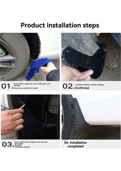 4pcs Araba Ön+Arka Tekerlek Fleps Volvo XC90 2015-2023 Çamurluk Sıçrama Flep Mudguards (Yurt Dışından) indirimleri