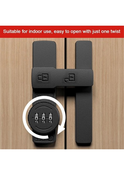 Kapı Mandalı 180 Sürgülü Kapı Kilidi Şifre Kilidi Iç Kapı Cıvatası A (Yurt Dışından) indirimleri