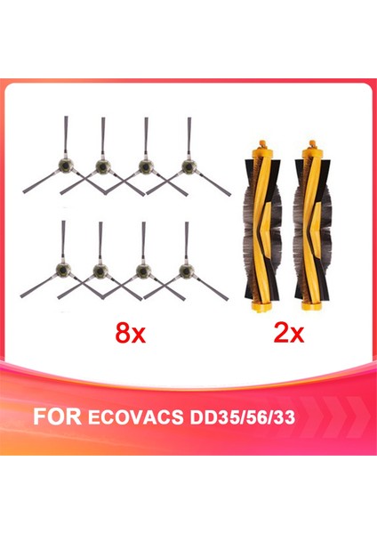 Ecovacs Için DD35/56/33 Robot Vakum Süpürgeleri Vakum Süpürge Aksesuarları Ana Yan Fırça Yedek Parçaları (Yurt Dışından)