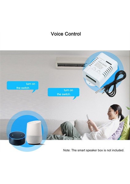Wifi Akıllı Sıcaklık Anahtarı 16A 3000W Sıcaklık Monitörü (Yurt Dışından)