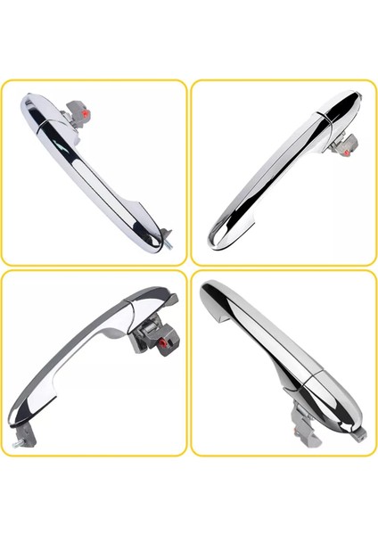 Lhd Ön Sağ Kapı Kolu 68069942AC Fiat Için 500 2012-2019 Dış Saplama Krom Çekme 68069942AB (Yurt Dışından) fırsatları